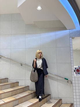 「フェスコーデ」｜「アイテム（ジャケット/アウター）」を使った、あんりさん（レディース・155cm）の春コーディネート