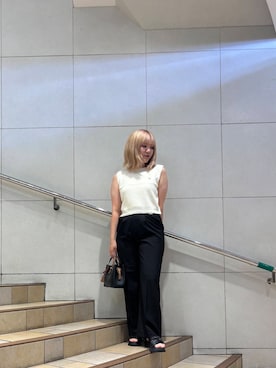 「柄物」｜あんりさん（レディース・155cm）の夏コーディネート