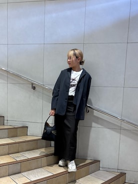 「お仕事コーデ」｜あんりさん（レディース・155cm）の夏コーディネート