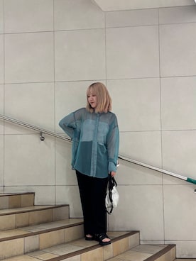 「ここでしか手に入らない別注アイテム」｜あんりさん（レディース・155cm）の夏コーディネート