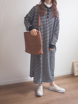 「ABITOKYO（アビトーキョー）のアイテム（ジャケット/アウター）」を使った、❁ a i  ❁さん（レディース・158cm）の冬コーディネート