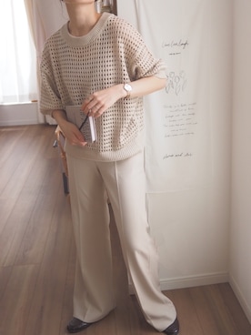 ❁ a i  ❁さん（レディース・158cm）の春コーディネート