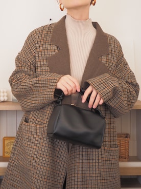 「ABITOKYO（アビトーキョー）のアイテム（ジャケット/アウター）」を使った、❁ a i  ❁さん（レディース・158cm）の冬コーディネート