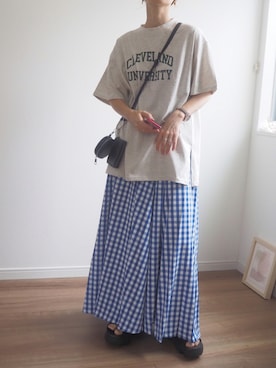 「COOLなこのコが仲間入り」｜❁ a i  ❁さん（レディース・158cm）の夏コーディネート