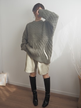 「ACYM（アシーム）のアイテム」を使った、❁ a i  ❁さん（レディース・158cm）の秋コーディネート