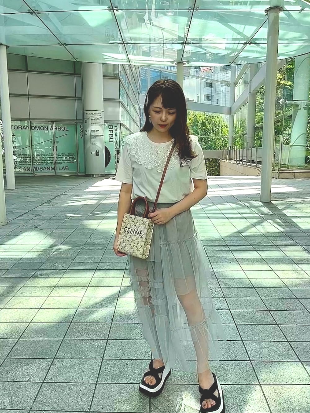 タイムセール中‼️未使用級✨ CHARLES＆KEITH ウエッジサンダル 24 タイムセール中‼️未使用級✨ CHARLES＆KEITH ウエッジサンダル