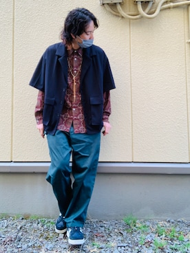 Yu-Jie*さん（メンズ・171cm）の春コーディネート