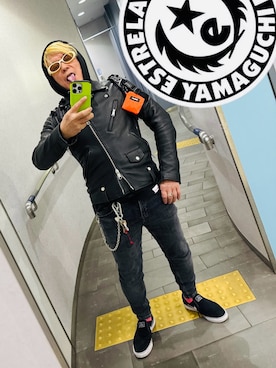 「NIKE SB（ナイキエスビー）のアイテム」を使った、Yuji エストレーラ柔術ジム 二日市さん（メンズ・165cm）の春コーディネート