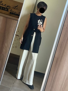 「ホルターネック」｜ゆんさん（レディース・153cm）の夏コーディネート