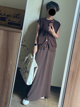 ゆんさん(レディース・153cm)の夏コーディネート