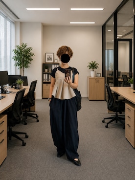 「AMELY（エミリー）のアイテム」を使った、ゆんさん（レディース・153cm）の夏コーディネート