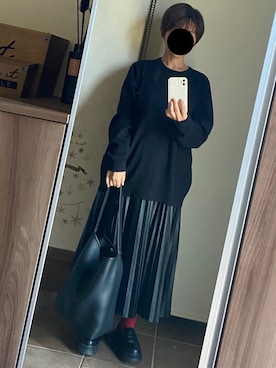 「アイテム（ローファー）」を使った、ゆんさん（レディース・153cm）の秋コーディネート