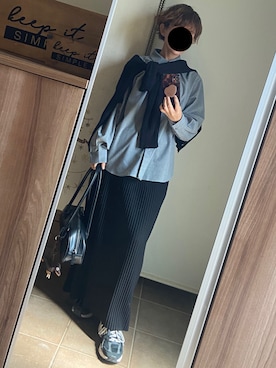 「coca（coca）（コカ）のアイテム（スカート）」を使った、ゆんさん（レディース・153cm）の春コーディネート