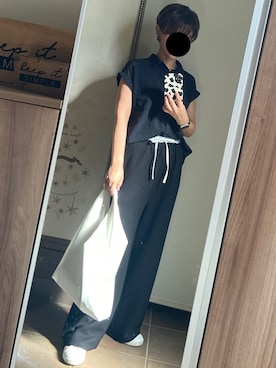 「NET（ネット）のアイテム」を使った、ゆんさん（レディース・153cm）の秋コーディネート