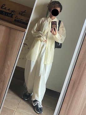 「coca（coca）（コカ）のアイテム」を使った、ゆんさん（レディース・153cm）の春コーディネート