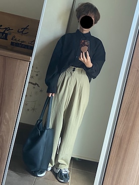 「ECRIRE（エクリール）のアイテム」を使った、ゆんさん（レディース・153cm）の春コーディネート