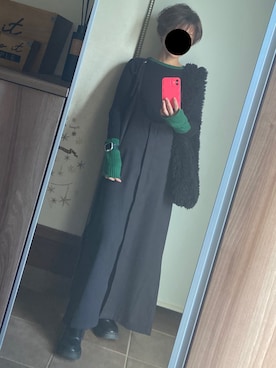 「アイテム（トートバッグ）」を使った、ゆんさん（レディース・153cm）の秋コーディネート