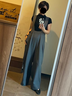 「アイテム（バレエシューズ）」を使った、ゆんさん（レディース・153cm）の夏コーディネート