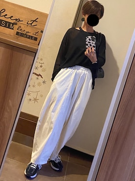 「アイテム（アンダーウェア）」を使った、ゆんさん（レディース・153cm）の夏コーディネート