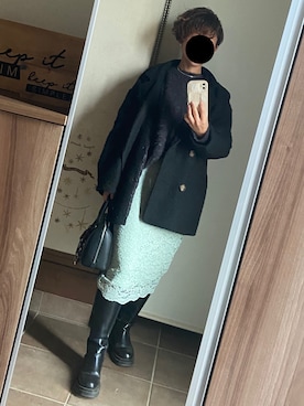 ゆんさん(レディース・153cm)の冬コーディネート