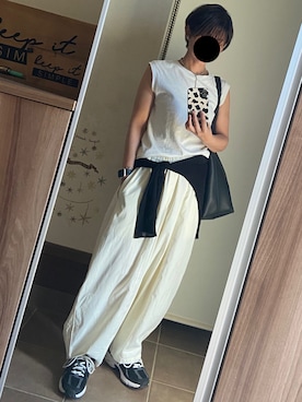 「アイテム（カーディガン/ボレロ）」を使った、ゆんさん（レディース・153cm）の夏コーディネート