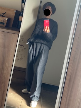 「アイテム（スラックス）」を使った、ゆんさん（レディース・153cm）の冬コーディネート