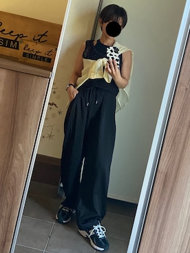 「アイテム（アンダーウェア）」を使った、ゆんさん（レディース・153cm）の夏コーディネート