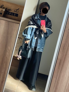 「NET（ネット）のアイテム」を使った、ゆんさん（レディース・153cm）の冬コーディネート