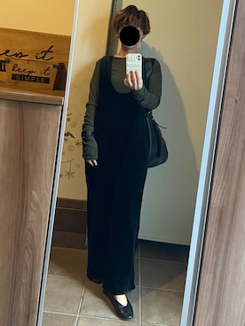 「アイテム（バレエシューズ）」を使った、ゆんさん（レディース・153cm）の秋コーディネート