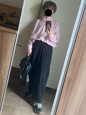 「しまむら（シマムラ）のアイテム（トップス）」を使った、ゆんさん（レディース・153cm）の春コーディネート