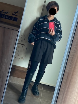 「NET（ネット）のアイテム」を使った、ゆんさん（レディース・153cm）の冬コーディネート