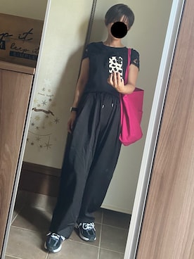 「アイテム（バンダナ/スカーフ）」を使った、ゆんさん（レディース・153cm）の夏コーディネート