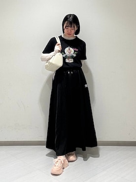 「MISCH MASCH（ミッシュマッシュ）のアイテム」を使った、さとうさん（レディース・158cm）の夏コーディネート