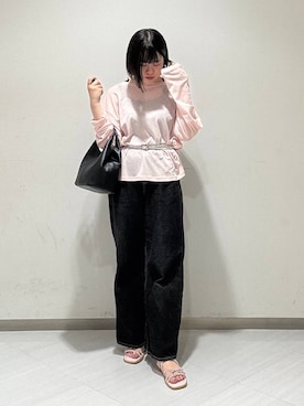 「31 Sons de mode（トランテアン　ソン　ドゥ　モード）のアイテム」を使った、さとうさん（レディース・158cm）の夏コーディネート