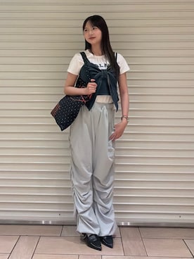 Harunaさん(レディース・160cm)の夏コーディネート