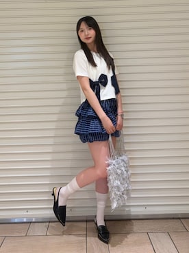 Harunaさん(レディース・160cm)の夏コーディネート