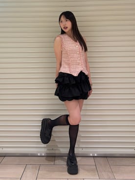 Harunaさん(レディース・160cm)の夏コーディネート