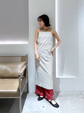 「N.（N. Natural Beauty Basic）（エヌエヌナチュラルビューティーベーシック）のアイテム（ワンピース）」を使った、enさん（レディース・160cm）の夏コーディネート
