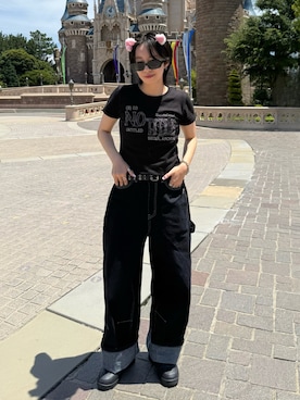 「AAKAM（アーカム）のアイテム」を使った、マーさん（メンズ・156cm）の夏コーディネート