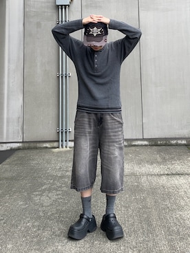「sedacle（セダクル）のアイテム」を使った、マーさん（メンズ・156cm）の秋コーディネート