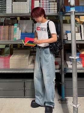 「crocs（クロックス）のアイテム」を使った、マーさん（メンズ・156cm）の春コーディネート