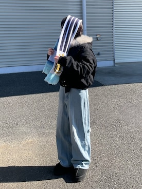 「sedacle（セダクル）のアイテム」を使った、マーさん（メンズ・156cm）の冬コーディネート