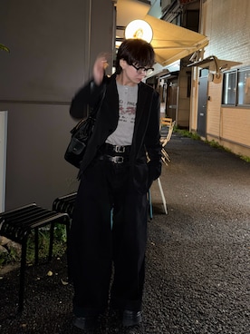 「ボーイッシュ」｜マーさん（メンズ・156cm）の春コーディネート