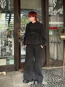 「crocs（クロックス）のアイテム」を使った、マーさん（メンズ・156cm）の冬コーディネート