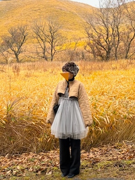 「アイテム（その他アウター）」を使った、bebe55さん（レディース・160cm）の冬コーディネート