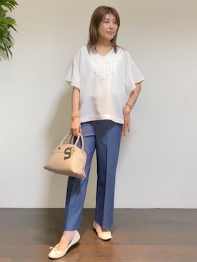 tomoさん(レディース・155cm)の夏コーディネート