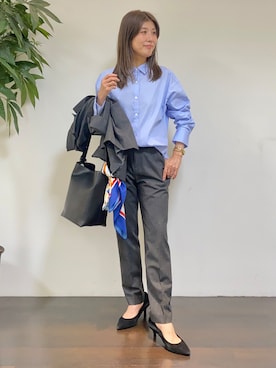 「UNTITLED（アンタイトル）のアイテム」を使った、tomoさん（レディース・155cm）の秋コーディネート