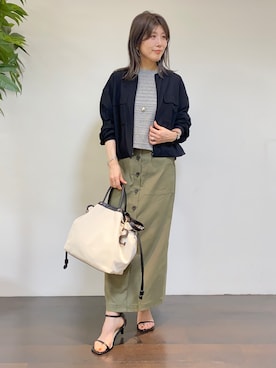 「UNTITLED（アンタイトル）のアイテム」を使った、tomoさん（レディース・155cm）の夏コーディネート