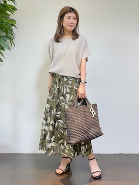 tomoさん(レディース・155cm)の夏コーディネート
