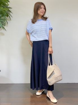 「UNTITLED（アンタイトル）のアイテム」を使った、tomoさん（レディース・155cm）の夏コーディネート